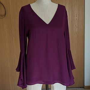 WHBM Drapes Back Blouse